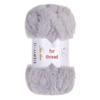 Coarse Faux Fur Yarn Ball - Long Hair Mink for DIY Knitting: Hat & Scarf Kit