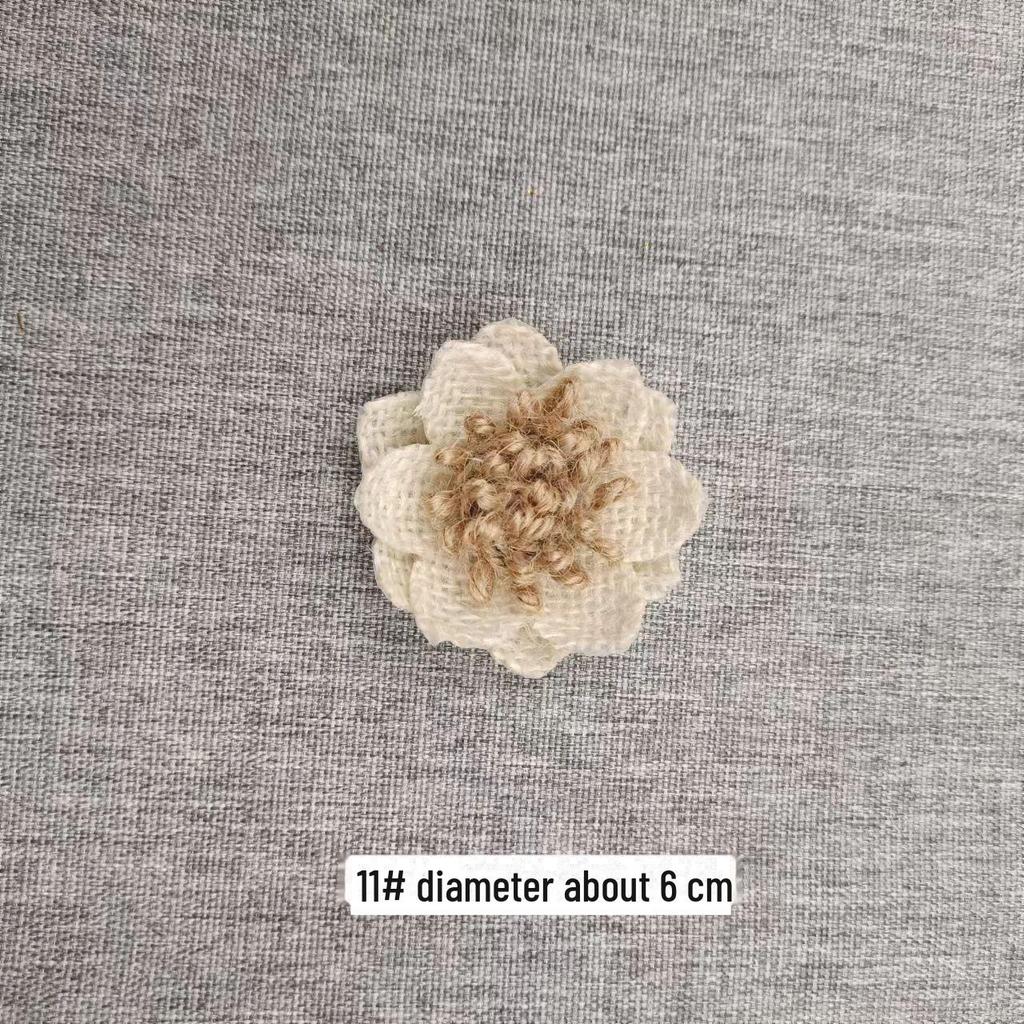 Coș cu flori din in făcut manual: Decor pălărie cu fundă trandafir 3D pentru bricolaj și activități artizanale pentru grădiniță