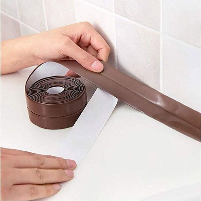 Dichtungsband - ZHANDD - 3,2 m x 3,8 cm - PVC - Braun - Einfache Abdichtung