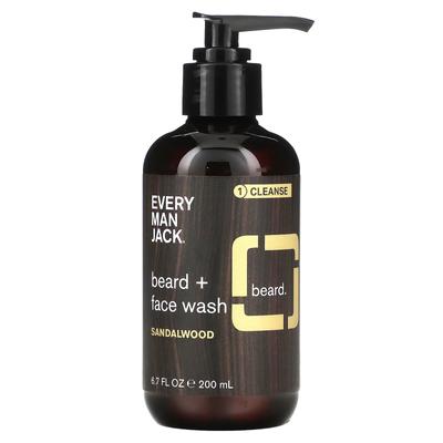 Bart + Gesichtswäsche, Sandelholz, 6,7 fl oz (200 ml)