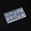 1 Stück Muschel Seestern Qualle Schalentier 3D Silikon Nagelform Sommer Ozean Serie DIY Silikonform Schmetterling Nagelkunstform