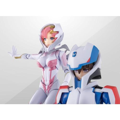 S.H.Figuarts Lacus Clyne (Pilot Suit Ver.) Ride-On Reproduction Set, PVC & ABS, Approximately 130mm, Pre-painted Complete Figure
