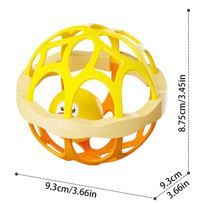 Baby Toy Clutch Ball Rattle Stick Fitness Soft Rubber Ball Newborn Early Education Grip Sand Hammer Toy