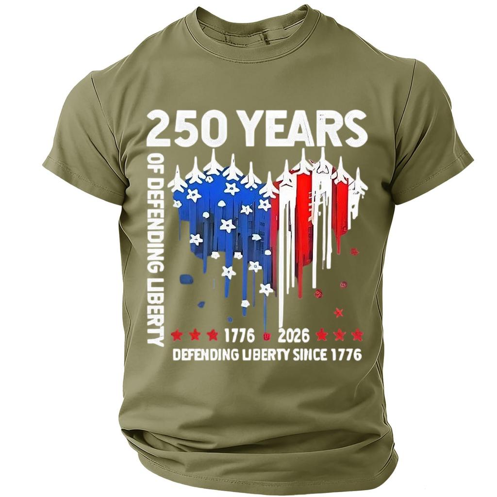 Men's Casual Round Neck Lightweight Breathable Short-Sleeve Top