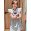 Academy style small fresh doll collar plaid dress summer unique beautiful wear temperament beautiful princess skirt