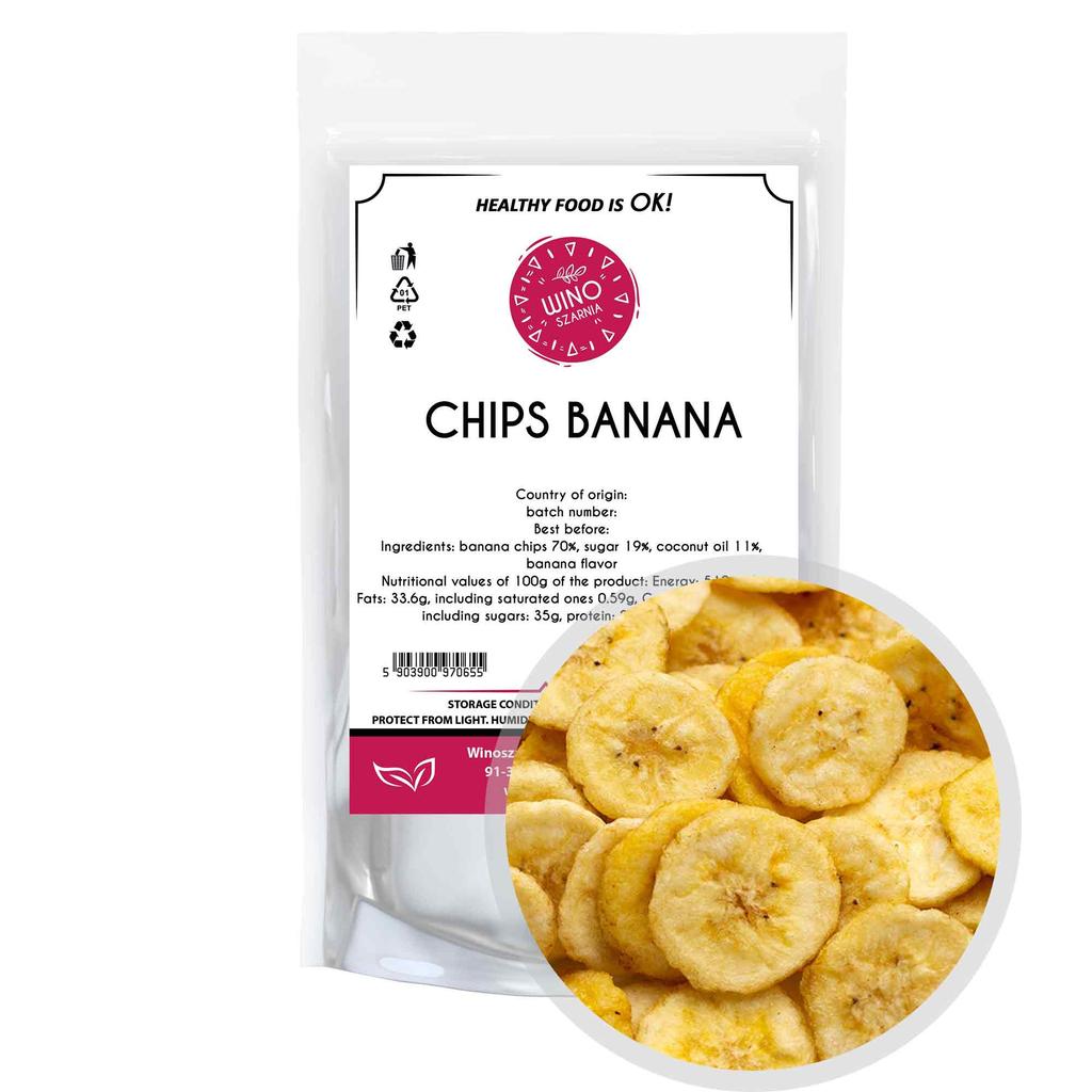 Bananen-Chips getrocknete Bananen - 1kg