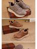 Guangzhou Huigu 2025 Autumn/Winter Women's Retro Thick Sole Cowhide Sports Shoes