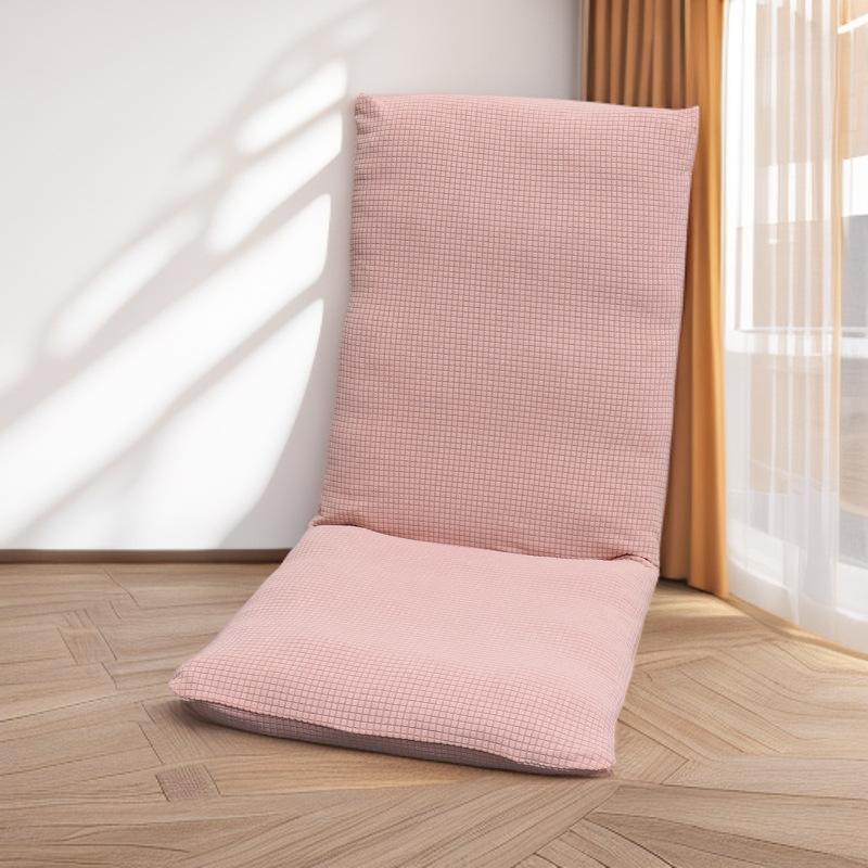 Elastic Waterproof Tatami Chair Cover Solid Color Floor Chair Slipcover Balcony Lounge Recliner Protector Home Decor (NO Chair)