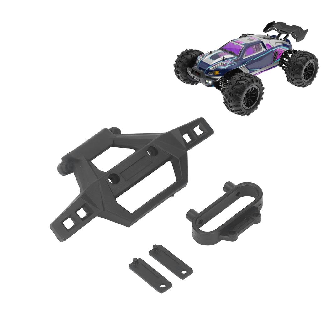 RC Car Front Bumper PA Front Bumper Set 1/16 RC Car Accessories for SCY 16101 16102 Black