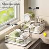 Nordic Style Single-Tier Dish Drainer Rack