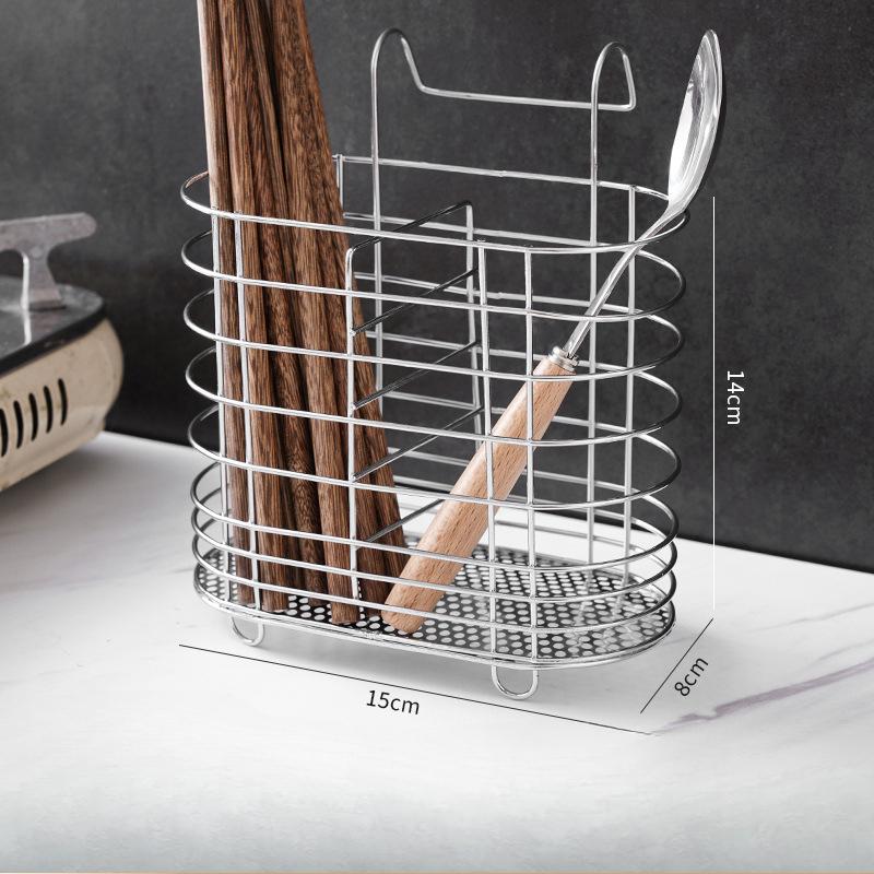 

Настенный держатель для палочек для еды, посуда, бытовой, без перфорации, корзина для палочек, стойка для хранения, ложка, кухонная сушилка Ellipse