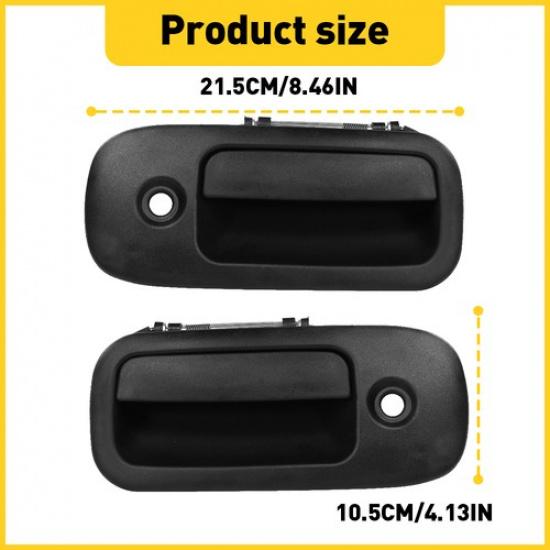 2x For GMC Express Chevy Van Outside Exterior Outer Door Handle Left Front Right