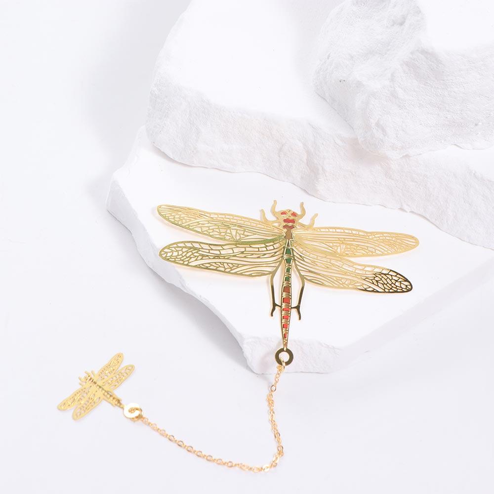 Lotus Leaf Metal Bookmark Pendant Rose Bookmark Stationery Lotus Leaf Book Mark  Student