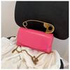 Metal Pin Design Women Crossbody Bags Fashion Pu Leather Female Purses And Handbags Chian Sling Bag Ladies Clutch Bag Bolsa