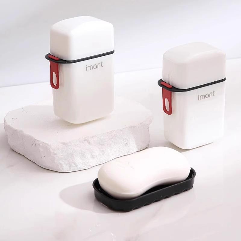 Travel Portable Lid Draining Creative Cute Sealed Storage Travel Business Trip Soap Box