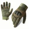 Tactical Gloves for Men, Touchscreen Motorcycle Gloves with Hard Shell & Palm Padding for Sports Motorcycle Cycling Tactical Airsoft Paintball Hunting