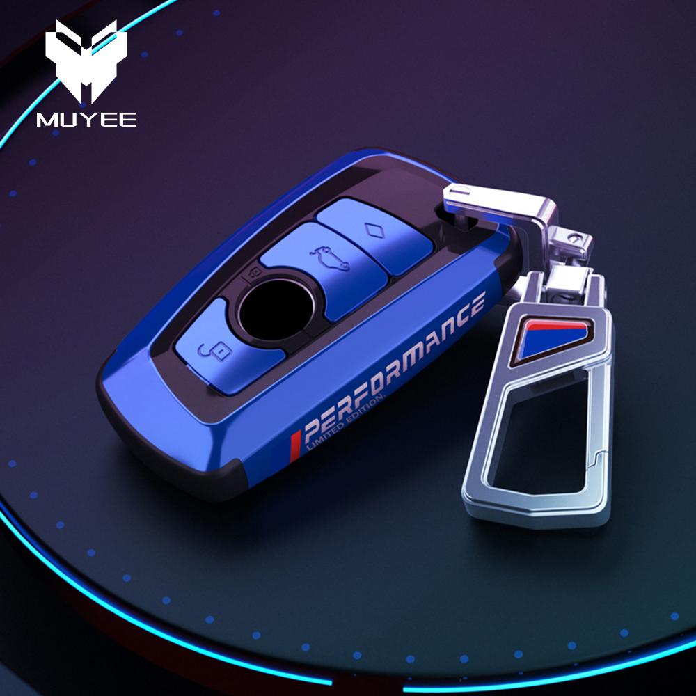 Car Remote Key Case Cover Holder Shell Bag Fob For BMW F20 F30 F31 F34 F10 F11 F25 I3 M3 M4 F15 F16 3 5 Series GT Accessories