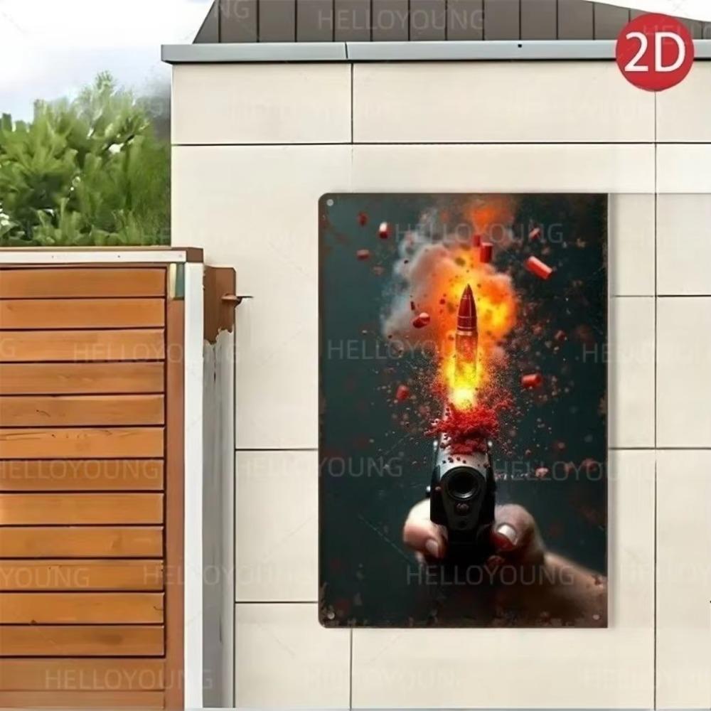 Modern Warfare Metal Wall Art 8x12 Inch Military Decor Flat Sign