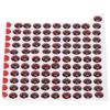 100 Stück/Packung Angelköder Auge 9mm 3D Realistische Angelaugen zur Herstellung von AngelködernRot