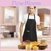 Modern Polyester Apron With Solid Color Design For Restaurant And Kitchen Use