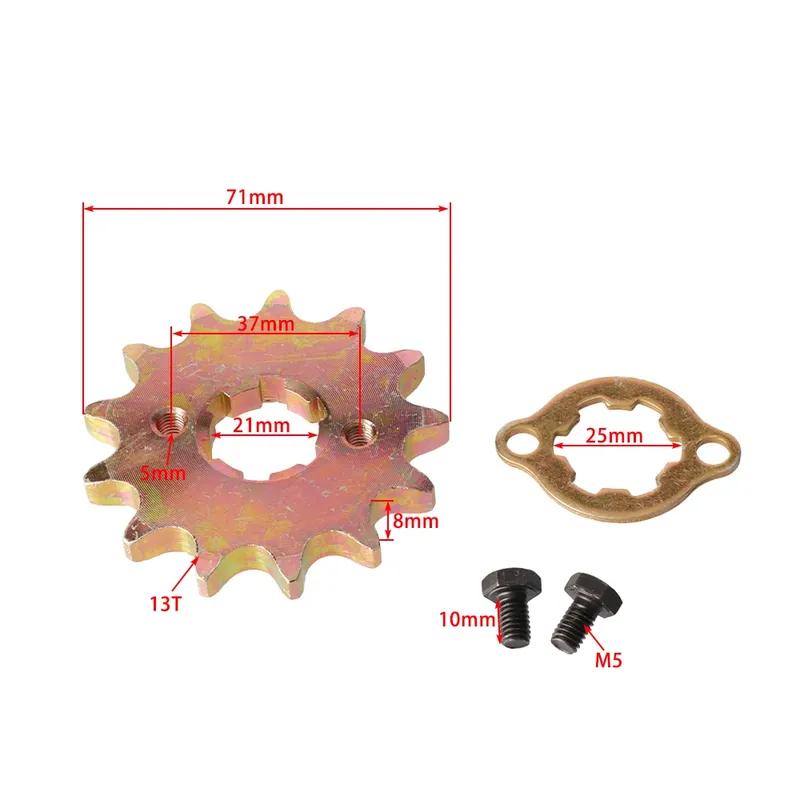 530 Chain 25mm 13/14/16 Tooth Sprocket GY6 Reverse Engine for ATV Go Kart Buggy Dirt Pit Bike Motorcycle Accessories 530# 20mm