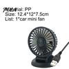 Car Fan Folding Strong Wind PP USB Rechargeable Desk for Automobiles