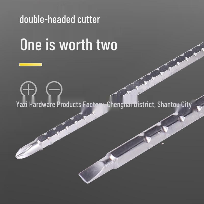 Multi-functional Telescopic Magnetic Crystal Handle Cross & Slotted Screwdriver