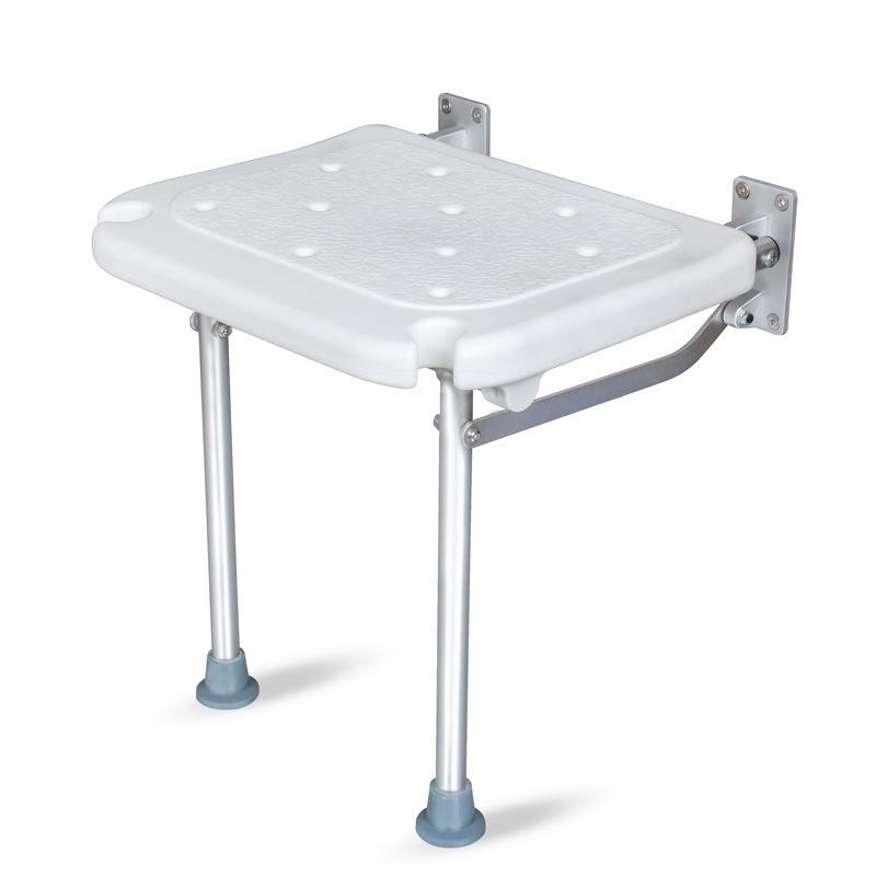 Wall-Mounted Folding Shower Stool for Small Spaces - Ideal for Elderly and Pregnant Women