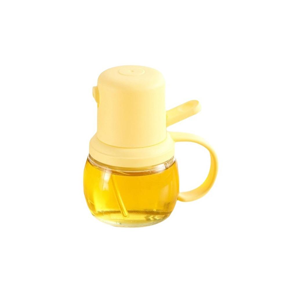 Food Grade Oil Sprayer Dispenser 200ML Olive Oil Storage Bottle Glass Oil Bottle for Kitchen жёлтый