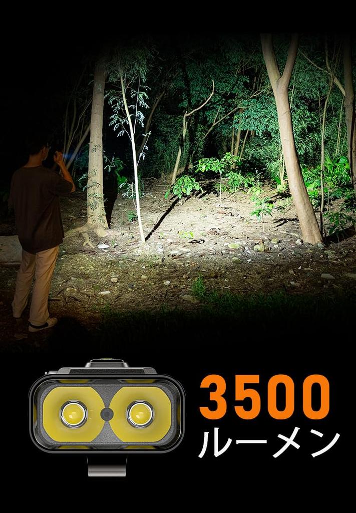 RovyVon E90 Rechargeable EDC 3500 Lumens Flat Flashlight with Proximity Emergency Pocket Light with and Red Light Ideal for Inspections and Outdoor