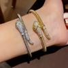 Little Snake Adjustable Opening Bracelet, Light Luxury, High-end, Niche Bracelet, Trendy and Versatile