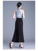 Women's Elegant High Waist Lace Fishtail Midi Skirt - Spring 2026