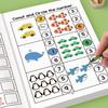 Preschool Math Fill-in-the-Blanks Workbook: Enhance Logic, Pattern Recognition, and Fun Math Learning