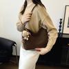 High-End Frosted Leopard Print Women's Crossbody Shoulder Bag - Retro Casual Style
