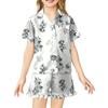 Children's Home Clothes Pajamas Set Short-sleeved Top Shorts Two-piece Set Outer Wear Play Cardigan Clothes