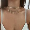 Celebrity Long Boho Choker Necklace Gold 41