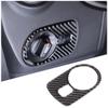 For SEAT Leon Mk2 1P 2008-2012 Soft Carbon Fibre Car Central Control Gear Shift Air Outlet Panel Trim Sticker Car Accessories F6