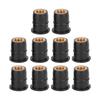 Wellnuts, Motorcycle Accessories Insert Rubber Nut (Rubber Blind Nut) M6 Well Nut, Extension Nut