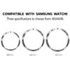 Metall-Lünettenring für Samsung Galaxy Watch 8 7 6 5 4 44mm 40mm Zeit-/Geschwindigkeits-Skalenrahmen Schutzring für Galaxy 8 6 Classic 46mm