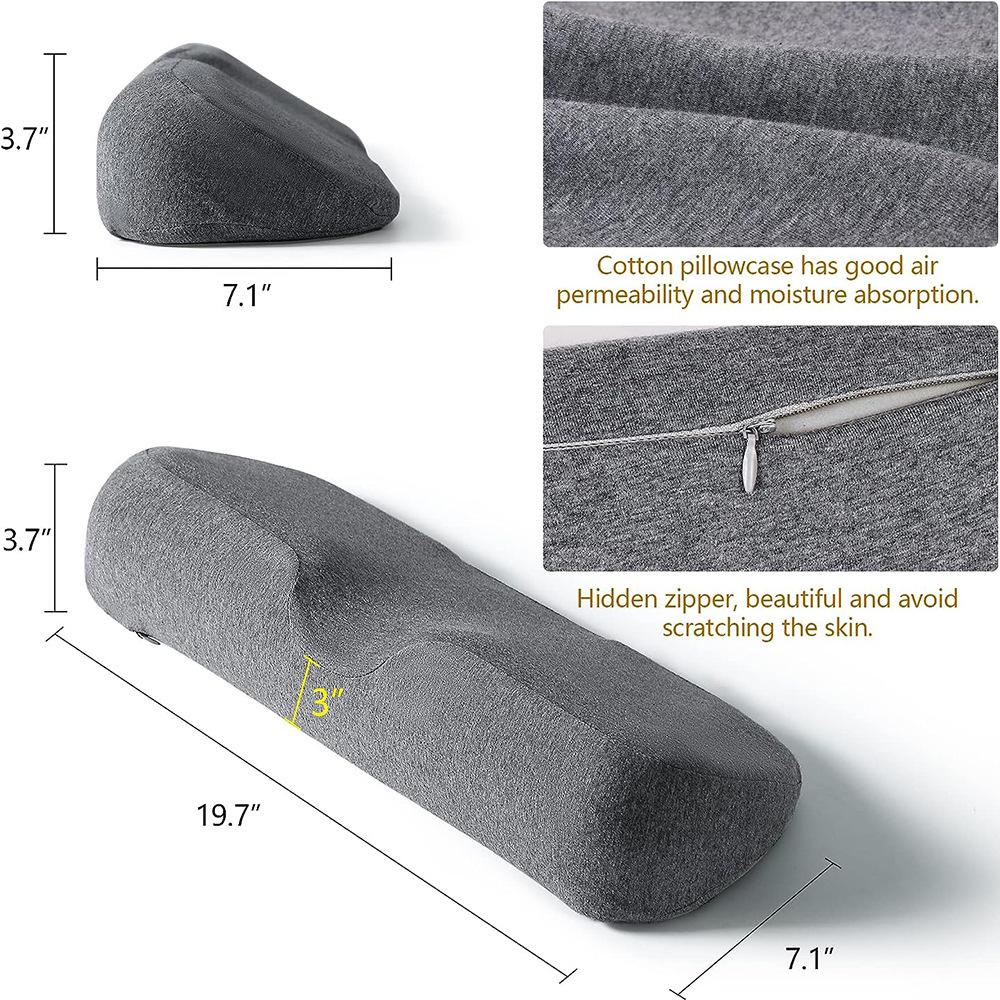 

Memory Foam Neck Pillow Cervical Spine Support Orthopedic Slow Rebound Sleeping Pillow for Pain Relief color box packaging