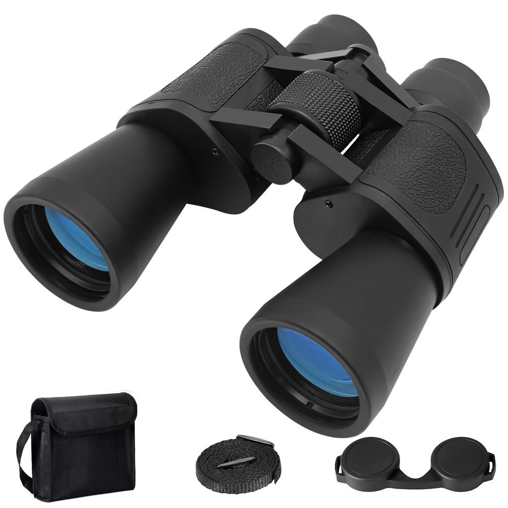 XINKSD 20x50 High Magnification Binoculars for Military Compact HD Professional Waterproof and for FMC Lens Adults, Grade, Binoculars, Shockproof,