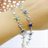 Fashion Cute Sea Turtle Blue Opal Bracelets for Women Trend Boho Animal Charm Bracelet Beach Ocean Female Jewelry Gift