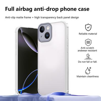 For iPhone 14 Case Reinforced Corner Shockproof TPU + Acrylic Phone Cover