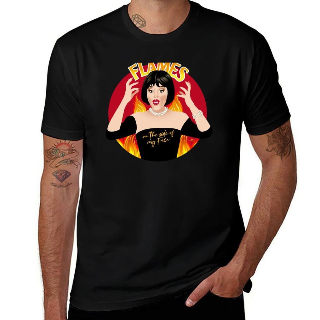 Flames T-Shirt Breathable Travel T-Shirt