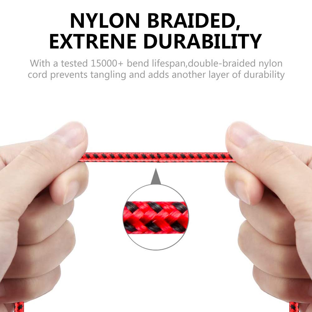 AUX Extension Cable LiuTian Double Shielded Headphone Auxiliary Extension Cable Male to Female Braided Stereo Audio Extension 3.5mm 10m, 3.5mm 3.5mm