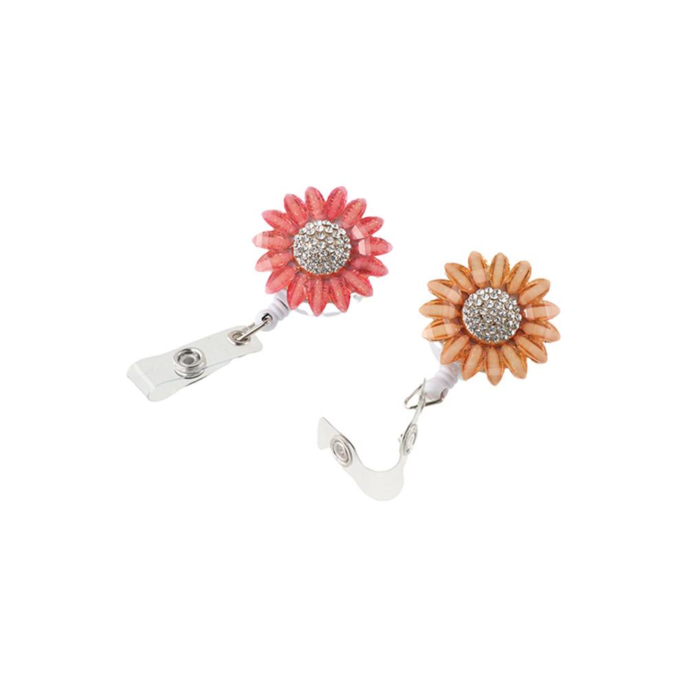 Easy Pull  ID Lanyard Retractable Badge Reel Badge Holder Badge Card Reels ID Card Clips