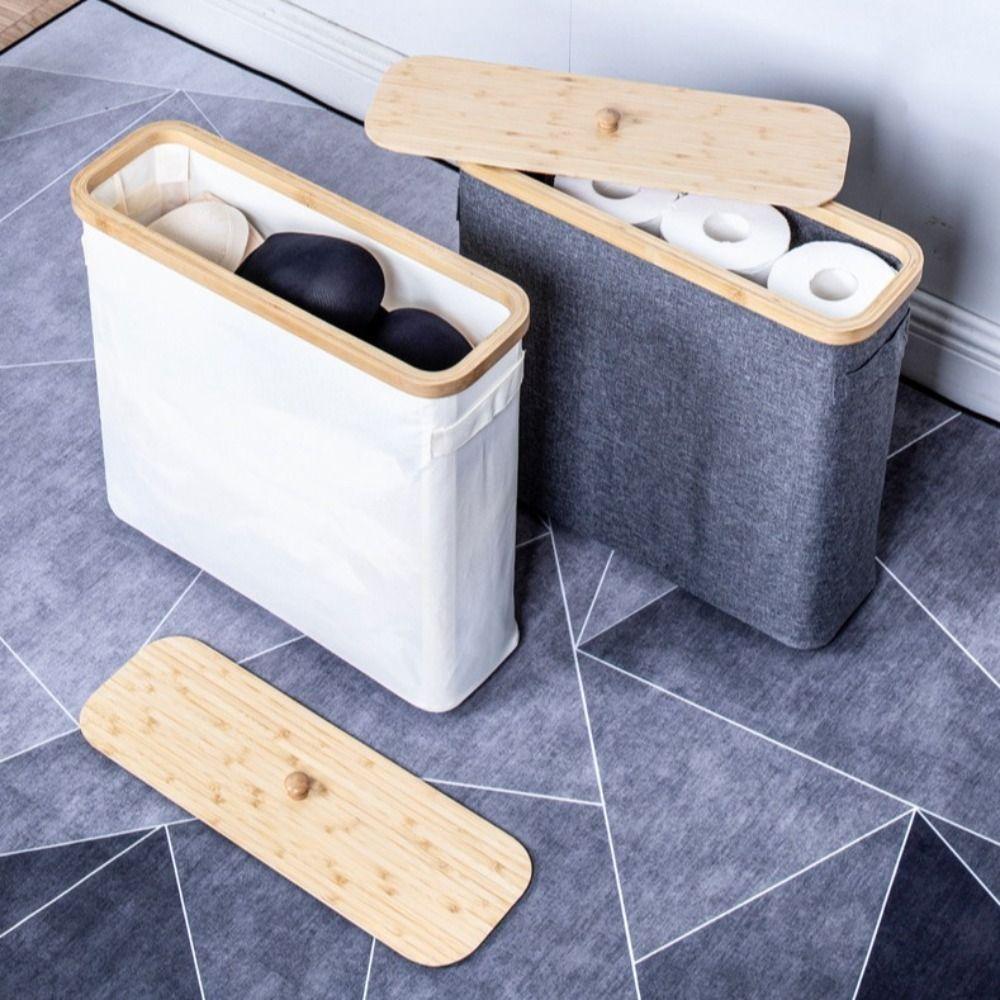 Space Saving Paper Storage Basket Large Capacity Laundry Baskets  Living Room