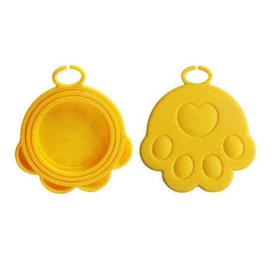 Silicone Can Sealing Lid Cat Paw Dogs Cats Canned Food Cover Replacement Universal Multi-functional Preservation Sealing Lid