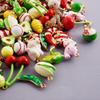 3D Fruit/Animal Enamel Charms For Jewelry Making Supplies Cherry Pea Lobster Corn Pendant Charm DIY Earrings Keychain Materials