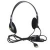 SY440MV Wired Headset 3.5mm USB Customer Service Over Ear Headphones with Noise Cancelling Microphone